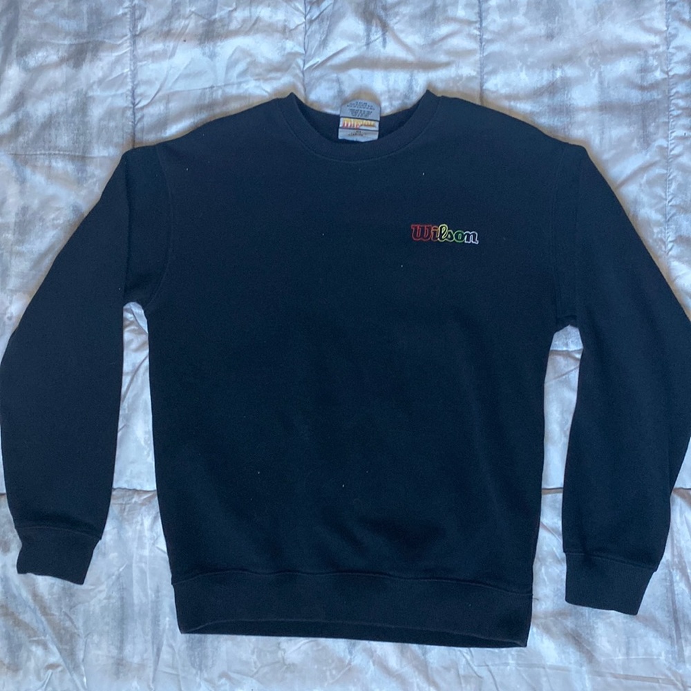 Wilson crewneck with red green yellow and white wilson letters size xs in men’s